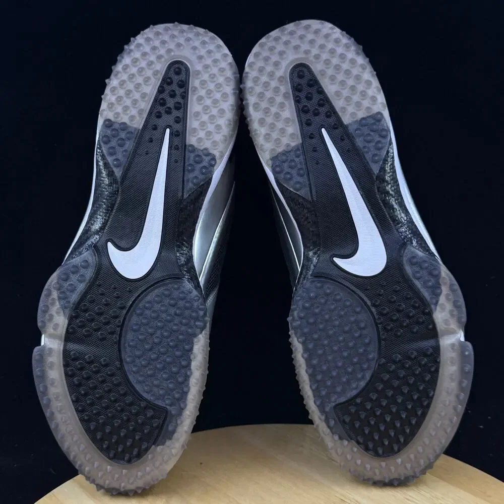 Nike Vapor Pro 3/4 Nubby Football Cleats Black/Silver 527878-010 Men’s Size 13 - Picture 8 of 10